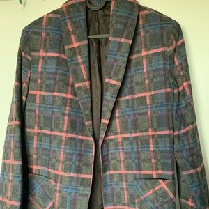 Plaid blazer